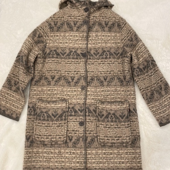 Woolrich Reversible Blanket Duster Coat - Picture 11 of 13